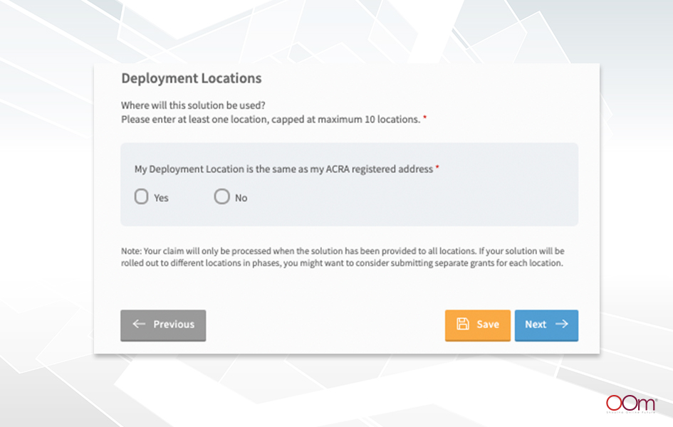 Choose The Deployment Location