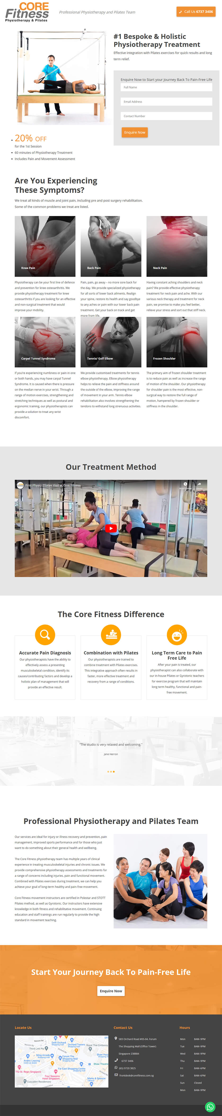 Core Fitness Physiotherapy & Pilates