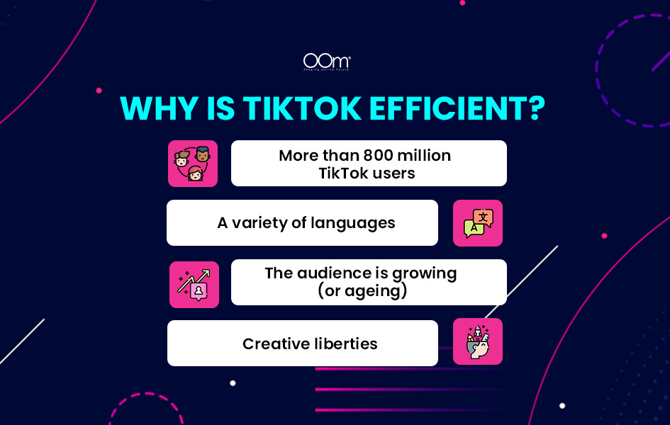 Why is TikTok efficient?